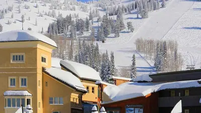 Blick auf die Pisten