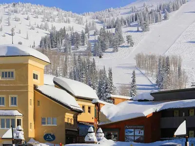 Blick auf die Pisten © Grand Targhee Resort