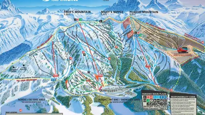 Pistenplan von Grand Targhee