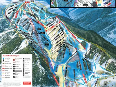 Pistenplan Aspen Mountain