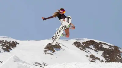 Snowboard in Snowbird