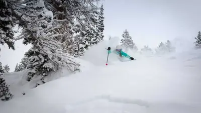 Tiefschneeabfahrt in Snowbird