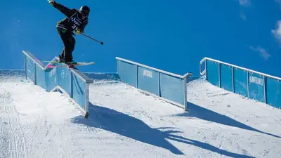 Fähigkeiten im Snowpark von Buttermilk testen