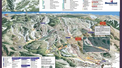 Pistenplan Steamboat