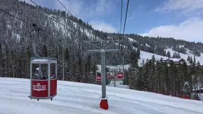 Gondel in Winter Park Resort