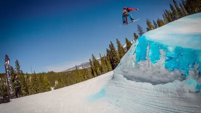 Snowboarding in Winter Park
