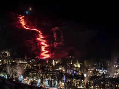 Vail bei Nacht © Vail Resorts, One for the Road