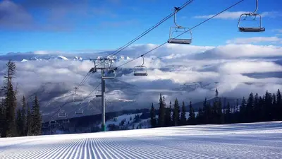Blick auf die Berge von Beaver Creek
