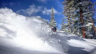 Tiefschneeabfahrt in Beaver Creek