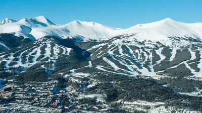Blick auf das Skigebiet von Breckenridge