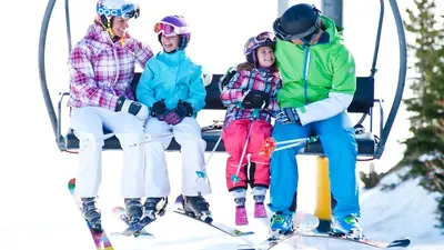 Familienski in Breckenridge