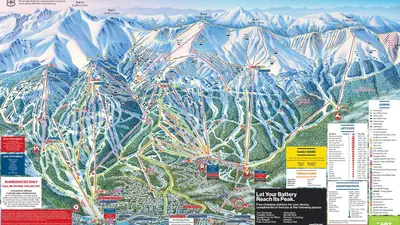 Pistenplan Breckenridge