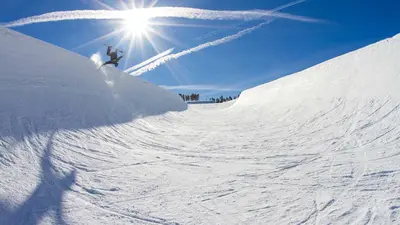 Die Halfpipe in Keystone