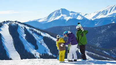 Familienski in Keystone