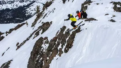 Action beim Freeriden