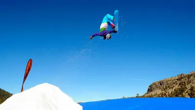 Sprung im Terrain Park