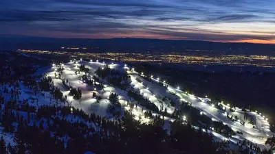 Nachtski in Bogus Basin