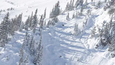Tiefschnee in Bridger Bowl