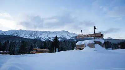 Ankunft in Bridger Bowl