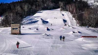 Der Snowpark in Waterville Valley