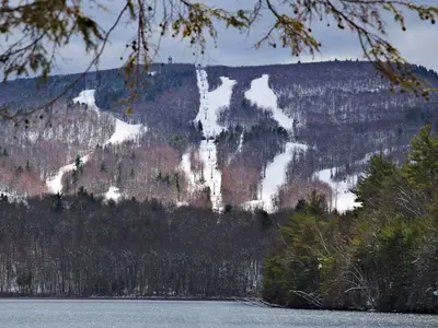 Blick auf die Pisten © Wachusett Mountain