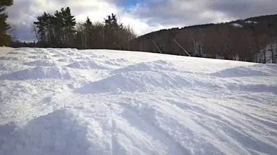 Die Buckelpiste für fortgeschrittene Skifahrer