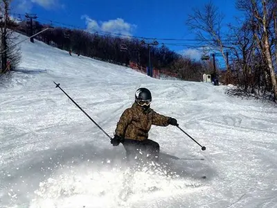 Auf den Pisten von Bromley Mountain © Bromley Mountain