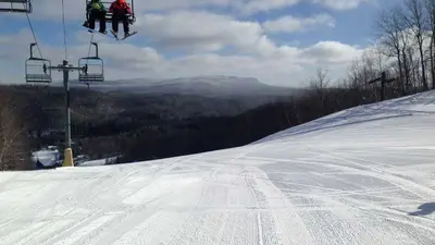 Der Seassellift im Skigebiet