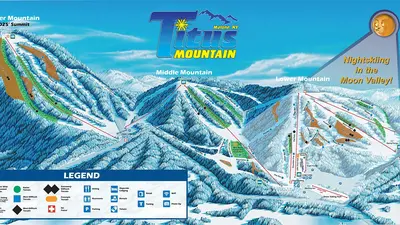 Pistenplan Titus Mountain