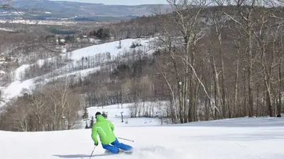 Blick ins Tal von Catamount