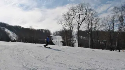 Breite Pisten zum Skifahren