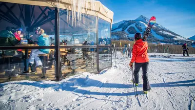 Schirmbar in Crested Butte