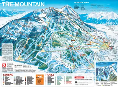 Pistenplan Crested Butte