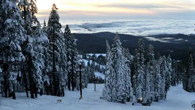 Atemberaubende Aussicht in Dodge Ridge