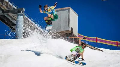 Skifun auch im Sommer