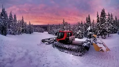 Snowcat für perfekt präparierte Pisten