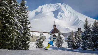 Snowboarder auf den Pisten