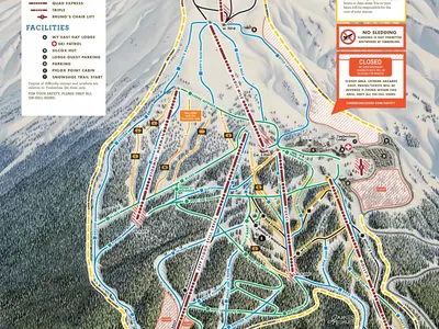 Pistenplan Timberline