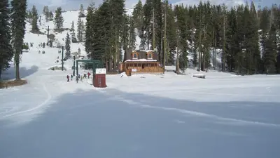 Blick auf den Sessellift 