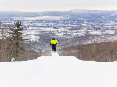 Blick ins Tal von Montage Mountain © Montage Mountain