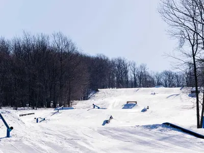 Blick auf den Snowpark © Montage Mountain
