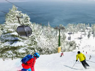 Skifahren im Homewood Mountain Resort © Homewood Mountain Resort
