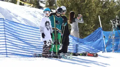 Ski Kids in China Peak