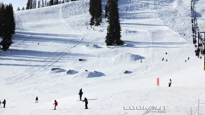 Snowpark in Lookout Pass