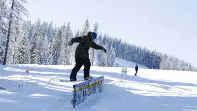 Snowpark in Lookout Pass