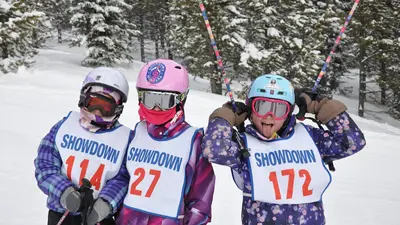 Kids in der Skischule