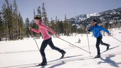 Ski Langlauf in Mammoth