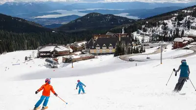 Familienabfahrt am Schweitzer Mountain