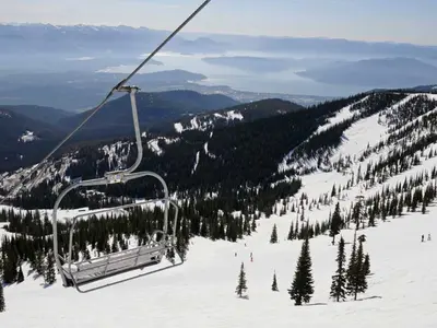 Blick vom Sessellift am Schweitzer Mountain © Schweitzer Mountain Resort