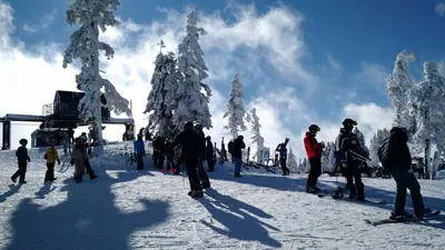 Liftstation im Skigebiet Mount Ashland